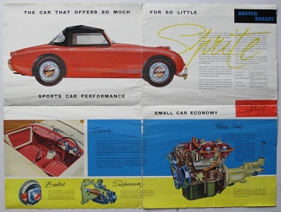 Preview: Austin Healey Sprite Prospekt  8 Seiten  1959  au-op59