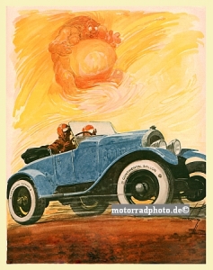 Automobil Plakat Entwurf 1922 aut-po03