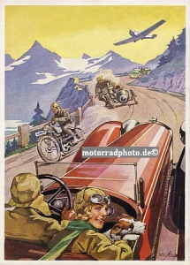 Automobil Plakat Entwurf 1930  aut-po02