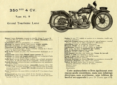 Automoto Motorcycle Brochure 8 Pages 1928 aumo-p28