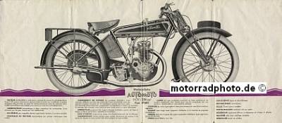 Preview: Automoto Motorrad Prospekt 6 Seiten 1927   aumo-p27