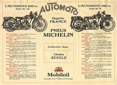 Automoto Brochure + Grand Raid-Concours 1929