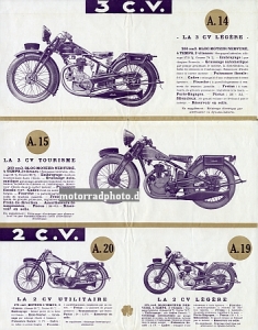 Preview: Automoto Motorrad Prospekt 8 Seiten 1933 aumo-p33-2