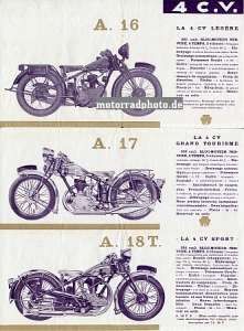 Preview: Automoto Motorrad Prospekt 8 Seiten 1933 aumo-p33-2