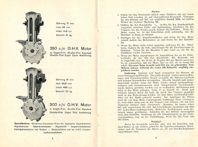 Preview: Blackburne Motoren Gebrauchsanweisung + Ersatzteilliste 1929  bl-et/ba29