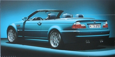 Preview: BMW Automobil Brochure Typ M3 Cabrio 1.2001  bmw-aop011 Preview: BMW Automobil Brochure Typ M3 Cabrio 1.2001  bmw-aop011