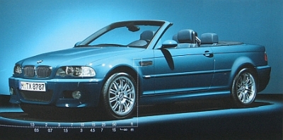 BMW Automobil Prospek Typ M3 Cabrio 1.2001  bmw-aop011