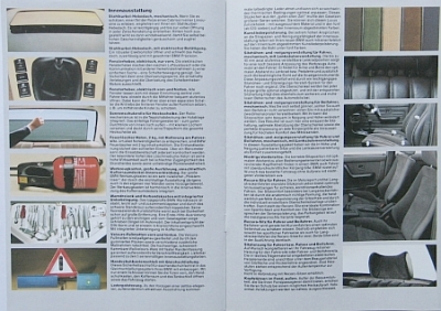 Preview: BMW Automobil Prospekt Typ 5er Serie Sonderausstattungen 1.1982   bmw-aop822 Preview: BMW Automobil Prospekt Typ 5er Serie Sonderausstattungen 1.1982   bmw-aop822