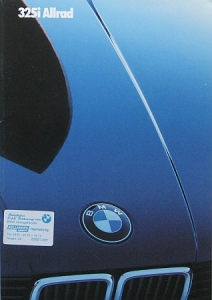 BMW Automobil Brochure Typ 325i 4 wheel drive 1.1985  bmw-aop851