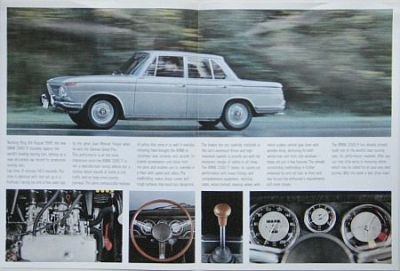 Preview: BMW Automobil Prospekt Typ 2000 TI 1967  bmw-op673 Preview: BMW Automobil Prospekt Typ 2000 TI 1967  bmw-op673