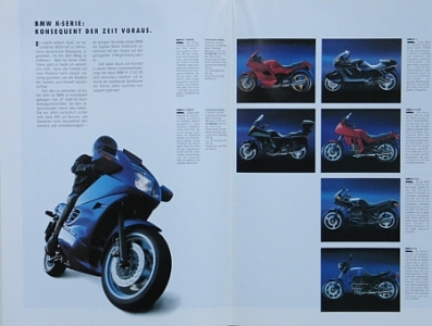 Preview: BMW Motorrad Prospekt  8 Seiten 9.1992  bmw-mop92
