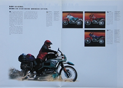 Preview: BMW Motorrad Prospekt  8 Seiten 9.1992  bmw-mop92