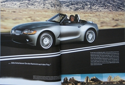 Preview: BMW Automobil Dealerbrochure Typ Z 4 Roadster 1.2004  bmw-op041 Preview: BMW Automobil Dealerbrochure Typ Z 4 Roadster 1.2004  bmw-op041