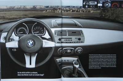 Preview: BMW Automobil Dealerbrochure Typ Z 4 Roadster 1.2004  bmw-op041 Preview: BMW Automobil Dealerbrochure Typ Z 4 Roadster 1.2004  bmw-op041