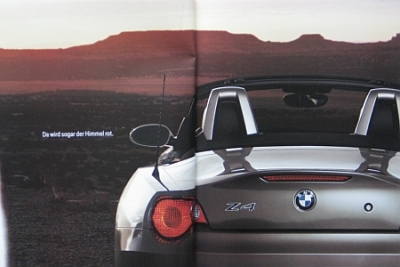 Preview: BMW Automobil Dealerbrochure Typ Z 4 Roadster 1.2004  bmw-op041 Preview: BMW Automobil Dealerbrochure Typ Z 4 Roadster 1.2004  bmw-op041