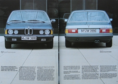 BMW Automobil Brochure Typ 7er Serie 2.1981  bmw-op811