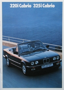 BMW Automobil Brochure Typ 320i/325i Cabrio 2.1988   bmw-op881