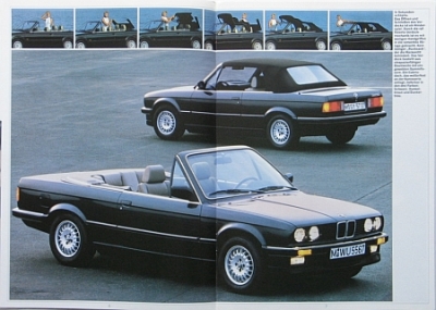 Preview: BMW Automobil Prospekt/ Typ 320i/325i Cabrio 2.1988  bmw-op881 Preview: BMW Automobil Prospekt/ Typ 320i/325i Cabrio 2.1988  bmw-op881