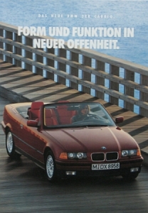 BMW Automobil  Brochure Typ 3er Cabrio 1.1993   bmw-op931