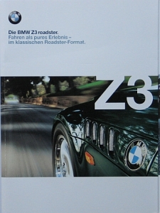 BMW Automobil Brochure Typ Z 3 Roadster 1.1998  bmw-op981