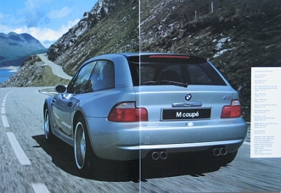 Preview: BMW Automobil Prospekt Typ Z 3 Coupe 2.8 2.1998  bmw-op982 Preview: BMW Automobil Prospekt Typ Z 3 Coupe 2.8 2.1998  bmw-op982