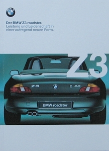 BMW Automobil Brochure Typ Z 3 Roadster 1.1999  bmw-op992