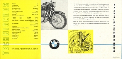 Preview: BMW Motorrad Prospekt  R26 6 Seiten 1960   bmw-p60-2