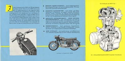 Preview: BMW Motorrad Prospekt  R26 6 Seiten 1960   bmw-p60-2
