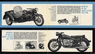 Preview: BMW Motorrad Prospekt  8 Seiten  1961 bmw-p61