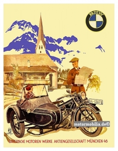 BMW Motorcycle  Poster  Layout 1928 bmw-po16