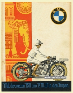 BMW Motorcycle  Poster  Layout 1929 bmw-po18