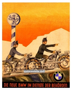 BMW Motorcycle  Poster  Layout 1929 bmw-po21