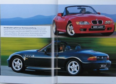 BMW Automobil Prospekt Typ Z 3 36 Seiten  2.1995 bmw-z3-op951