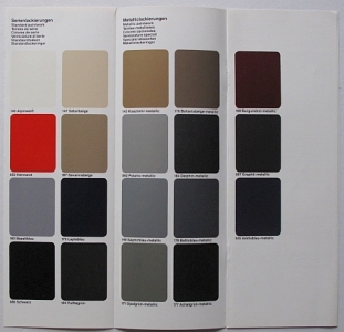 Preview: BMW 628/635 CSi Farben und Polster 10 Seiten  3.1982  bmw-op635 F-82 Preview: BMW 628/635 CSi Farben und Polster 10 Seiten  3.1982  bmw-op635 F-82