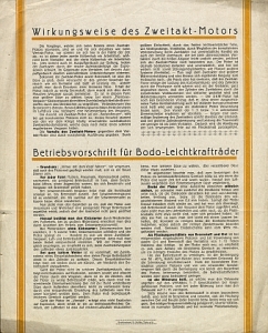 Preview: Bodo Motorrad Prospekt 4 Seiten 1925   bod-p25