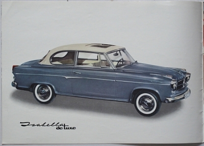 Preview: Borgward Prospekt Isabella Coupe  12 Seiten  5. 1959  bor-op59-2 Preview: Borgward Prospekt Isabella Coupe  12 Seiten  5. 1959  bor-op59-2