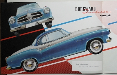 Preview: Borgward Prospekt Isabella Coupe  6 Seiten  4. 1957  bor-op57 Preview: Borgward Prospekt Isabella Coupe  6 Seiten  4. 1957  bor-op57