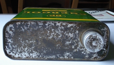 BP Oeldose Blech/Oilcan um 1950 bp-do01