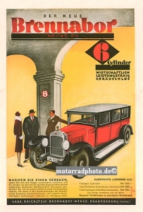 Brennabor Automobil Poster Layout 1927 bre-po02-27