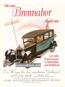 Brennabor Automobil Poster Layout 1928 bre-po04-28