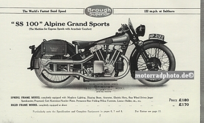 Preview: Brough Superior Motorrad Prospekt  20 Seiten 1930  bro-p30 Preview: Brough Superior Motorrad Prospekt  20 Seiten 1930  bro-p30
