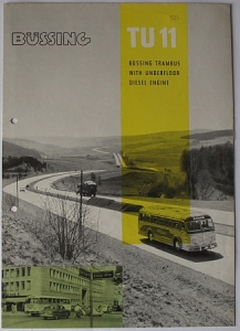 Buessing Bus Brochure  12 Sides Typ TU 11  9.1956   bues-56.3