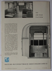 Preview: Buessing Bus Prospekt  12 Seiten Typ TU 11  9.1956   bues-56.3