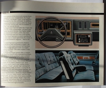 Preview: Buick Regal Automobil Prospekt  6 Seiten 1984  bui-op86