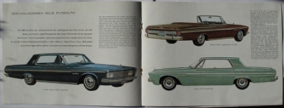 Chrysler + Plymouth Brochure 1963  chry-op63