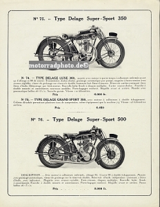 Preview: Claude Delage Motorrad Prospektblatt  2 Seiten 1927 clade-p27 Preview: Claude Delage Motorrad Prospektblatt  2 Seiten 1927 clade-p27