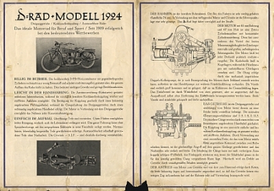 Preview: D-Rad Motorrad Prospekt M 24 4 Seiten 1924   dr-p24