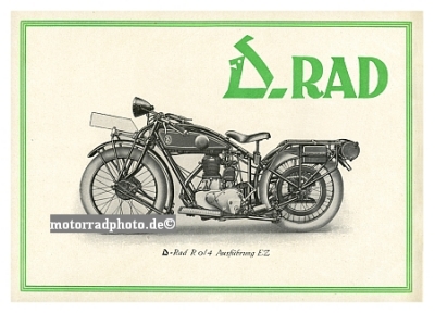 D-RAD Motorcycle Poster Motiv appx. 1926  dr-po04