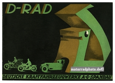 D-RAD Motorcycle Poster Motiv appx. 1926  dr-po10