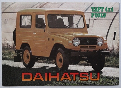 Preview: Daihatsu Taft 4x4  F20LV  Brochure  6 Sides 1974   dai-op74D